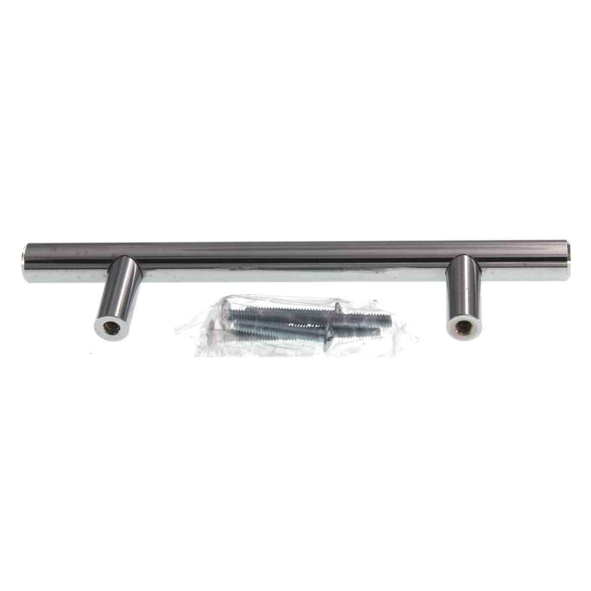 Elements Naples 3 3/4" (96mm) Ctr Cabinet Bar Pull Polished Chrome 156PC