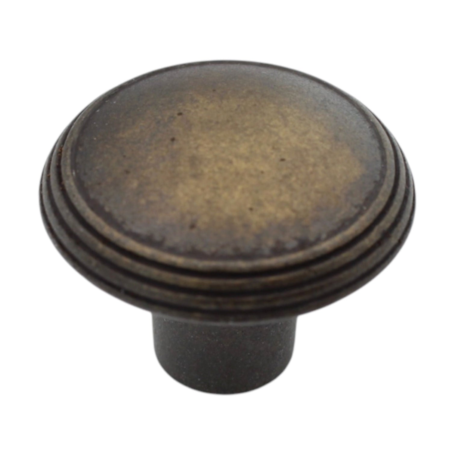 Schaub  Olde Bronze 1 1/8" Round Cabinet Knob 166-OB
