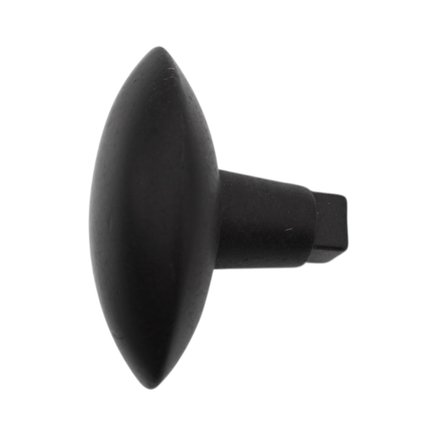 Schaub  Matte Black 1 5/16" Oval Cabinet Knob 167-MB