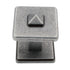 Schaub Grand Rapids Brushed Pewter 1" Square Cabinet Knob 168-BP