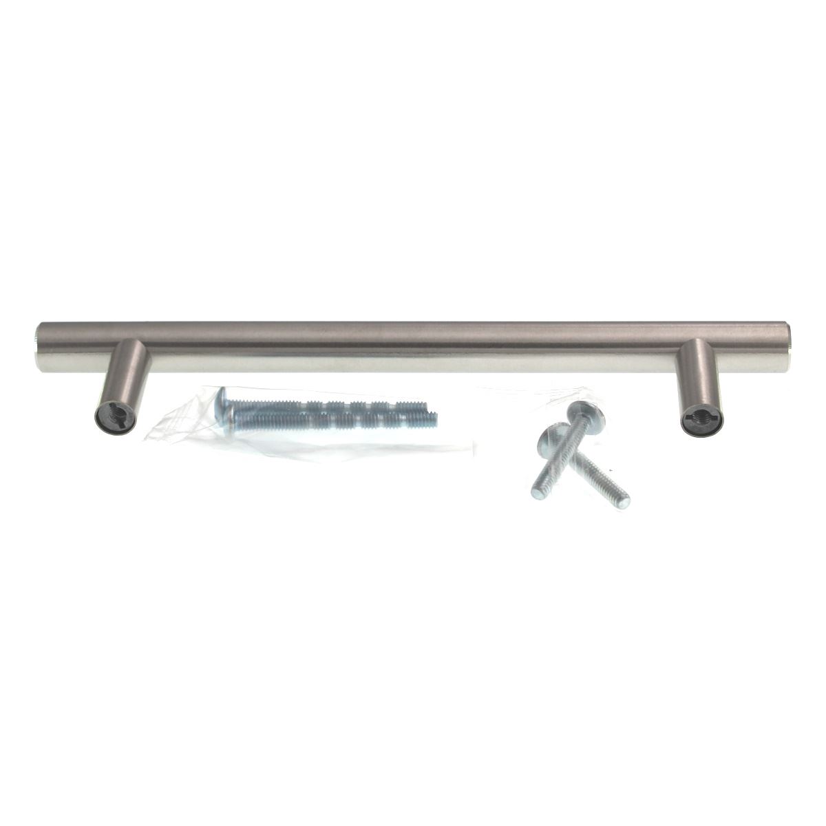 Elements Naples 5 1/16" (128mm) Ctr Cabinet Bar Pull Stainless Steel 174SS