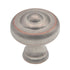 Century Yukon 18126-WNC Weathered Nickel Copper 1 1/4" Solid Brass Cabinet Knob