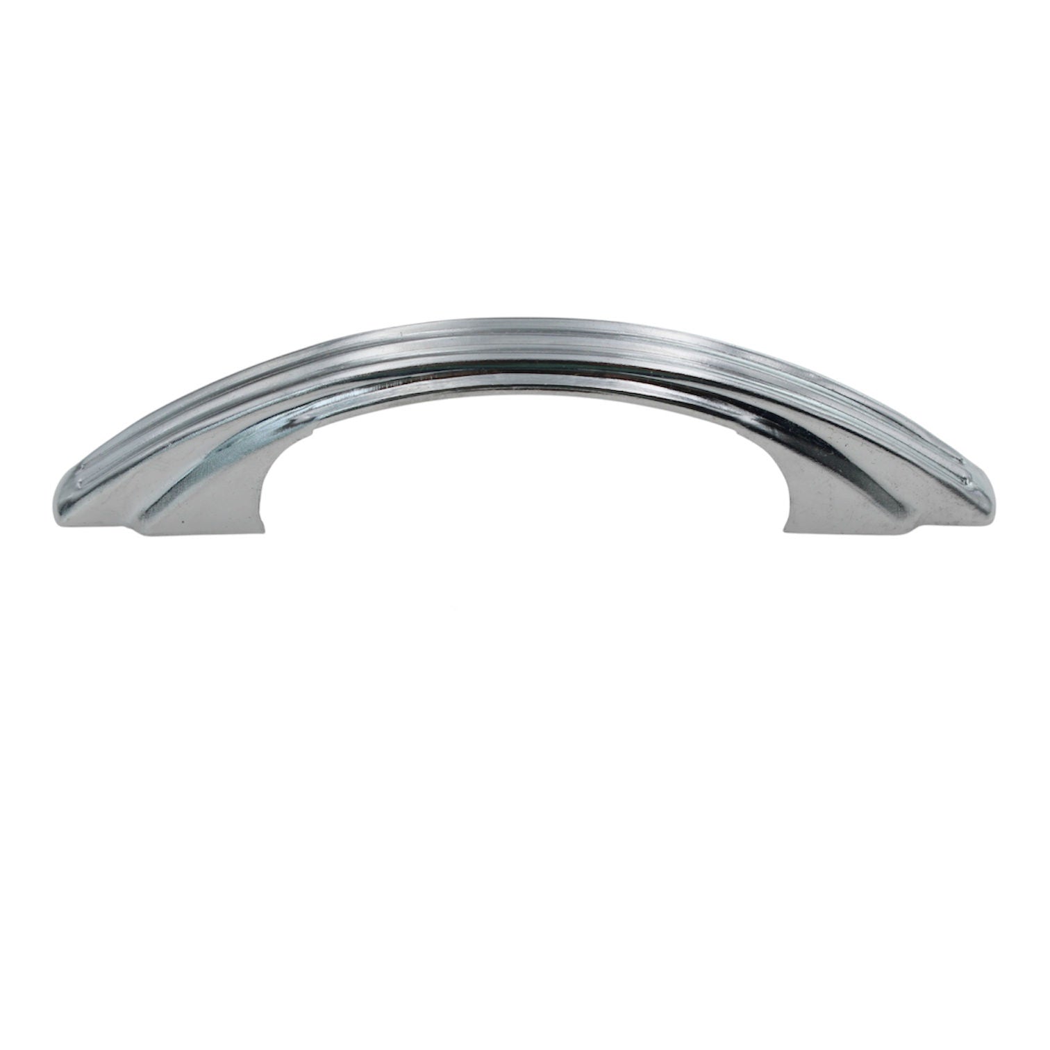 Vintage Bright Chrome Cabinet Pull 3 Inch Centers 4 1/2 Inch Length NB201