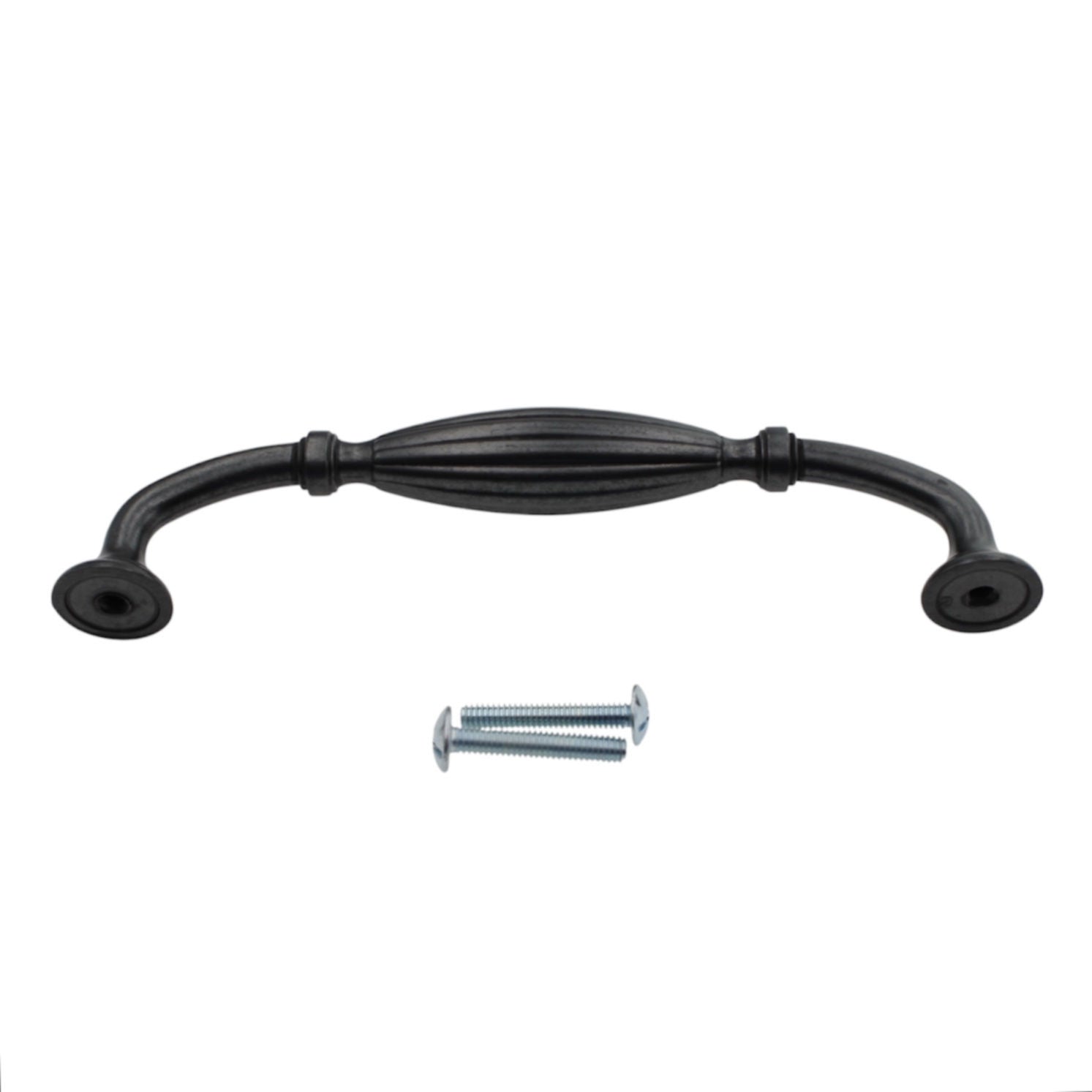 Schaub Manistique Distressed Bronze 5 1/16" (128mm) Ctr Cabinet Arch Pull 204-DBZ