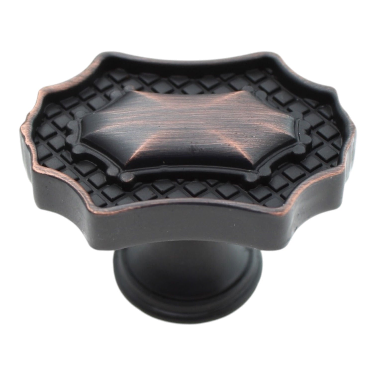 Jeffrey Alexander Padua 1 9/16" Knob Brushed Oil Rubbed Bronze 211DBAC