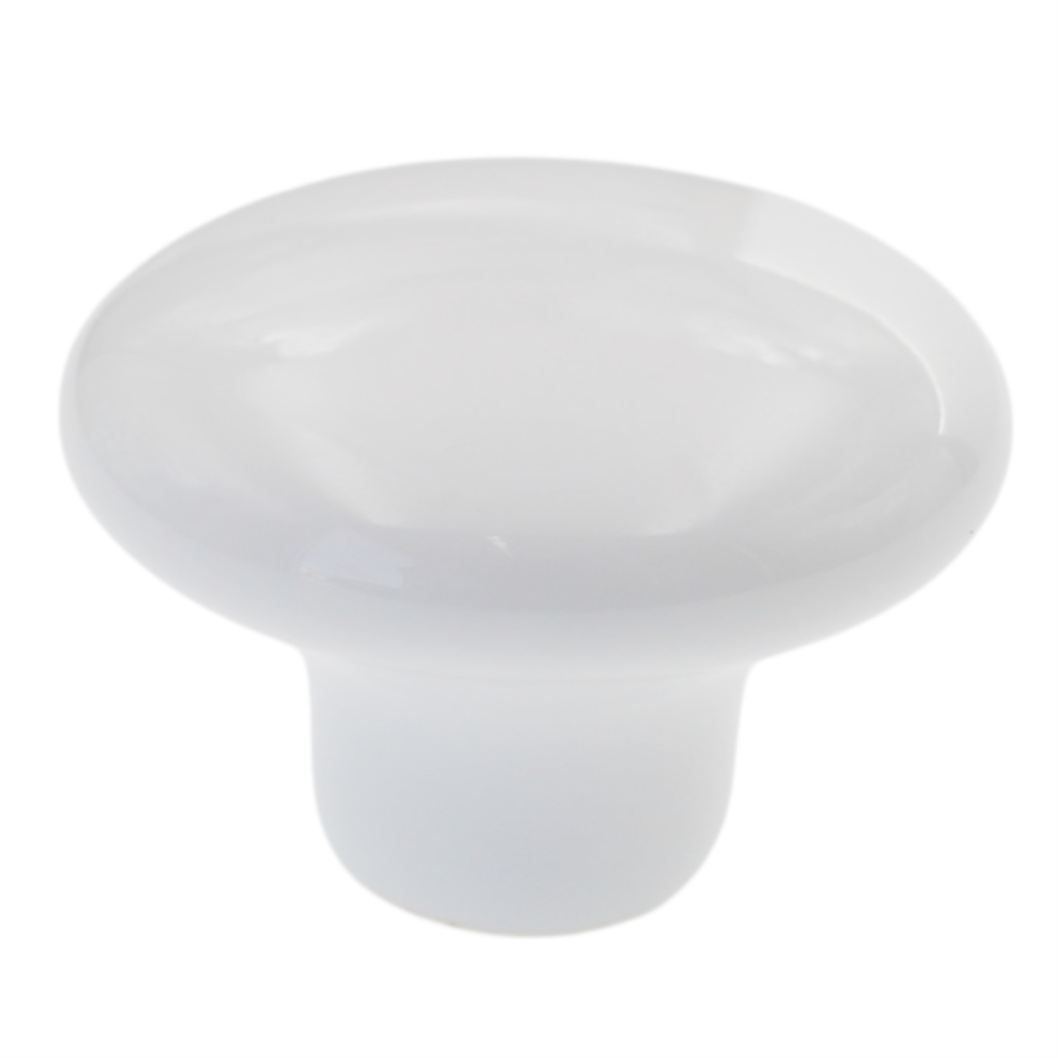 Amerock 217WHT Allison Value Hardware Oversized Round Knob, 1-1/2-Inch, White