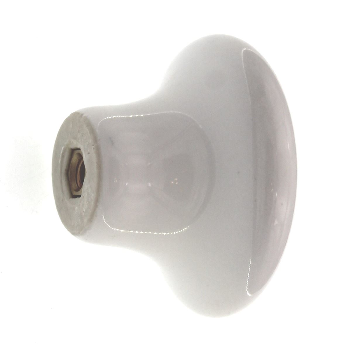 Amerock Allison 1 1/2" White Round Red Rose Porcelain Cabinet Knob 221WHT