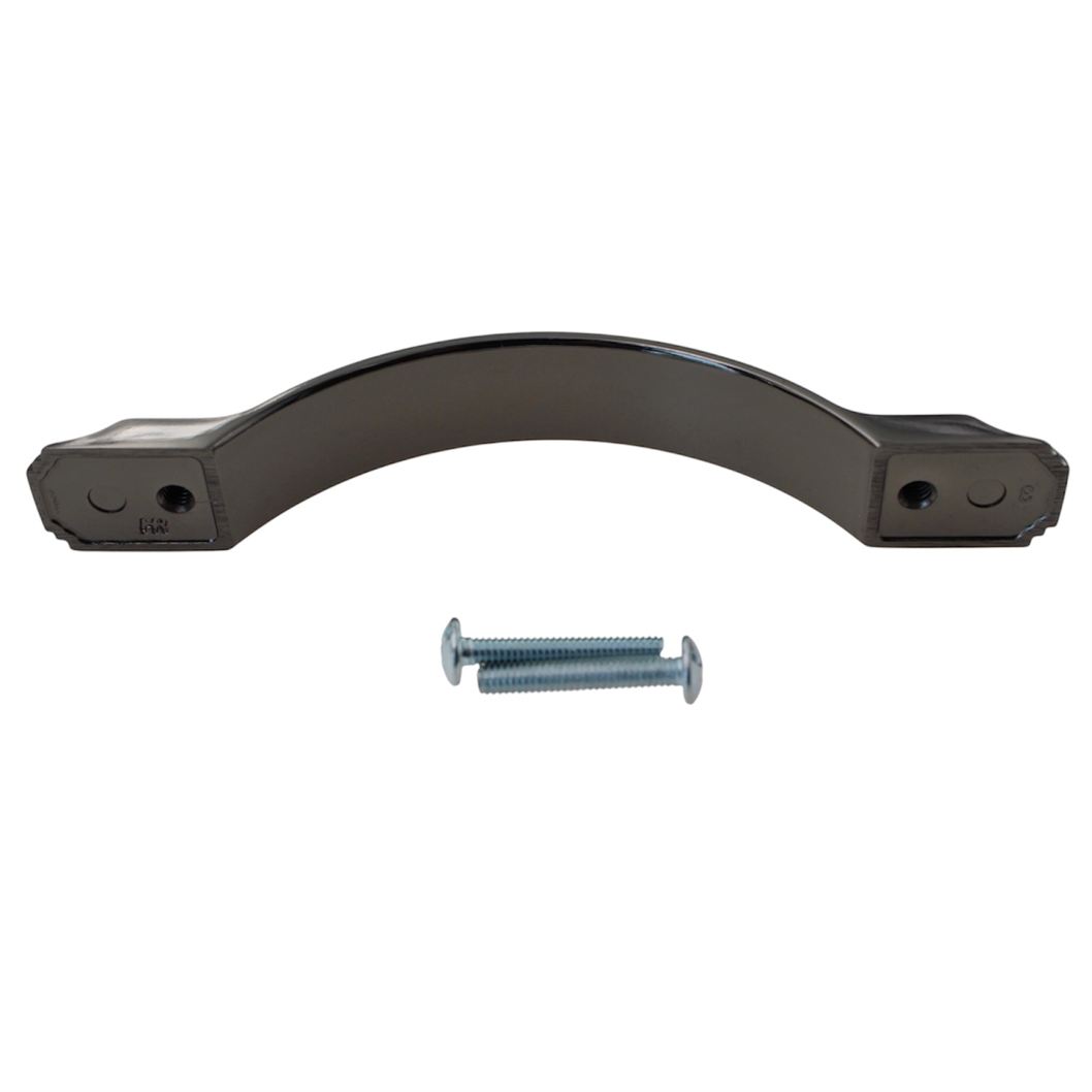 Jeffrey Alexander Maybeck  3 3/4" (96mm) Ctr Arch Pull Black Nickel 225