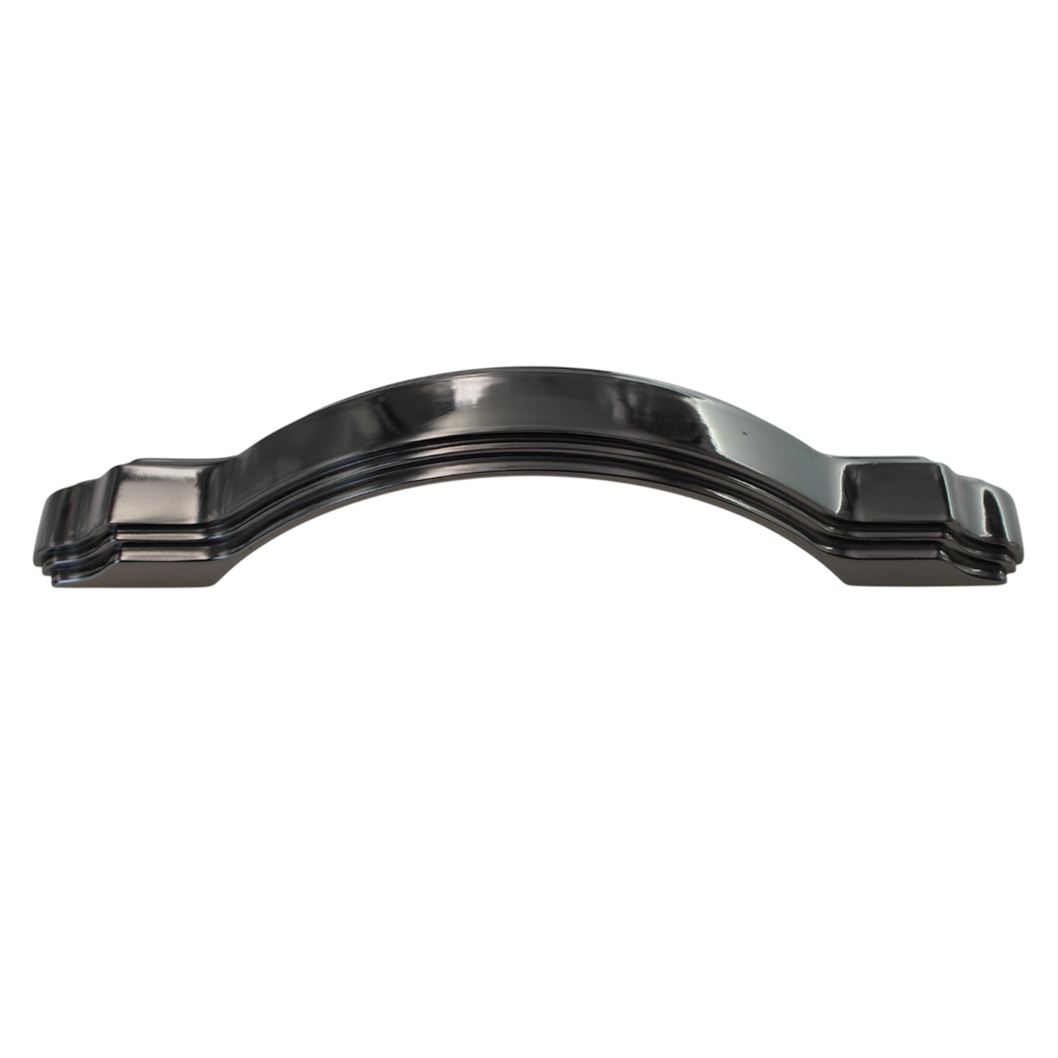 Jeffrey Alexander Maybeck  3 3/4" (96mm) Ctr Arch Pull Black Nickel 225