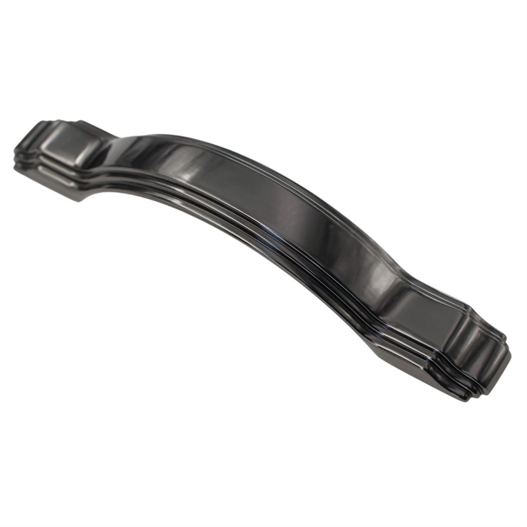 Jeffrey Alexander Maybeck  3 3/4" (96mm) Ctr Arch Pull Black Nickel 225