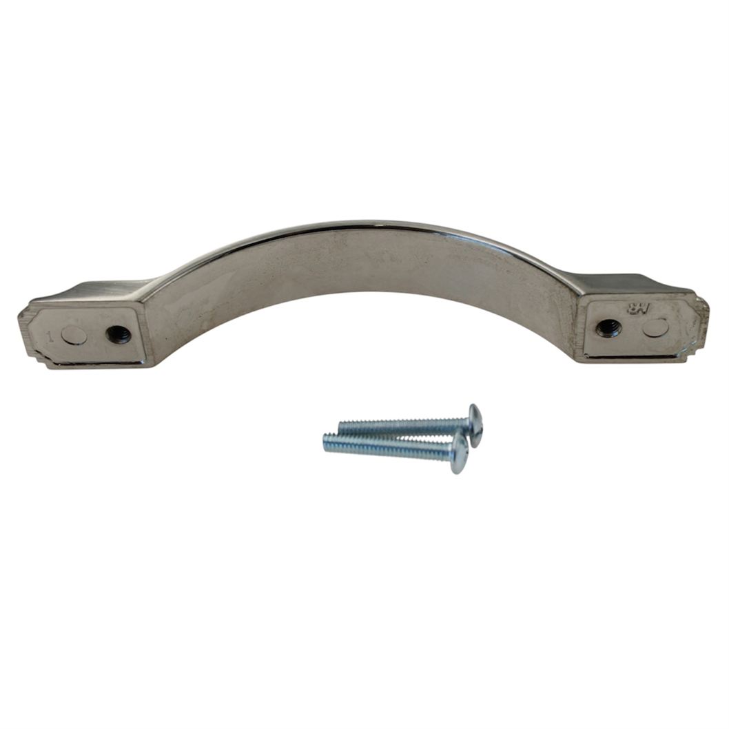 Jeffrey Alexander Maybeck  3 3/4" (96mm) Ctr Arch Pull Satin Nickel 225