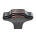 Jeffrey Alexander Maybeck 1 11/16" Knob Brushed Oil Rubbed Bronze 225DBAC