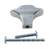 Jeffrey Alexander Maybeck 1 11/16" T Knob Polished Chrome 225