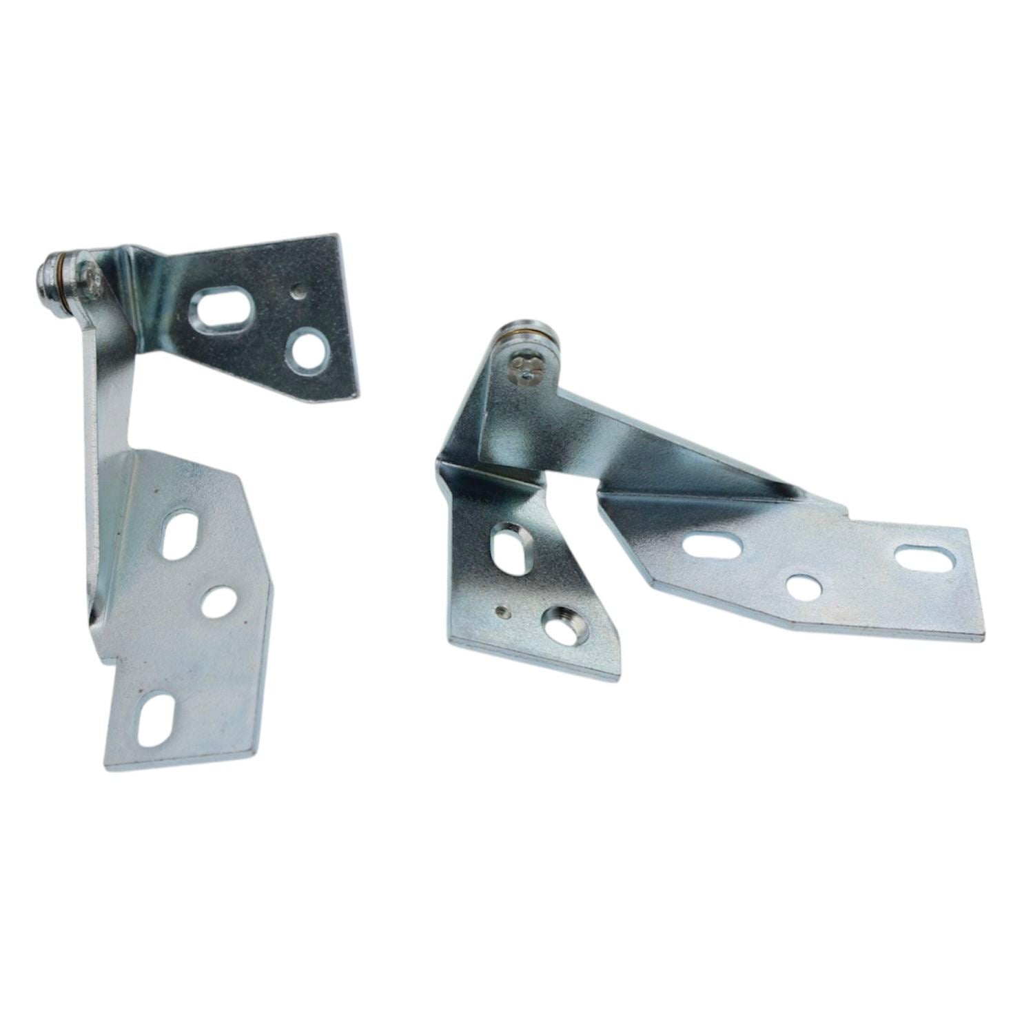 Set of Jaybee Pivot Pin Overlay Cabinet Hinges For 3/4" Door Chrome 228-22