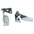 Set of Jaybee Pivot Pin Overlay Cabinet Hinges For 3/4" Door Chrome 228-22