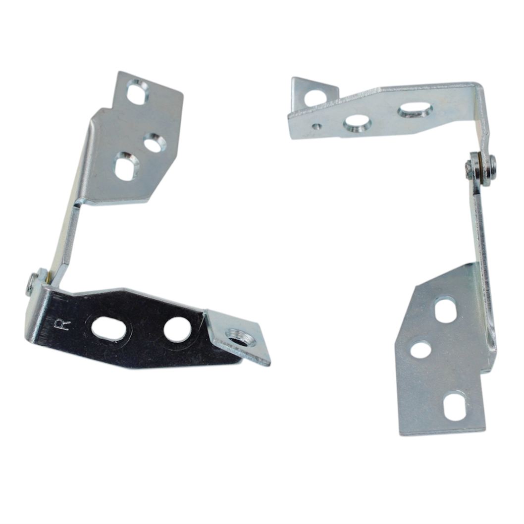 Jaybee Pivot Pin Overlay Cabinet Hinges For 3/4" Door Polished Chrome 231-22