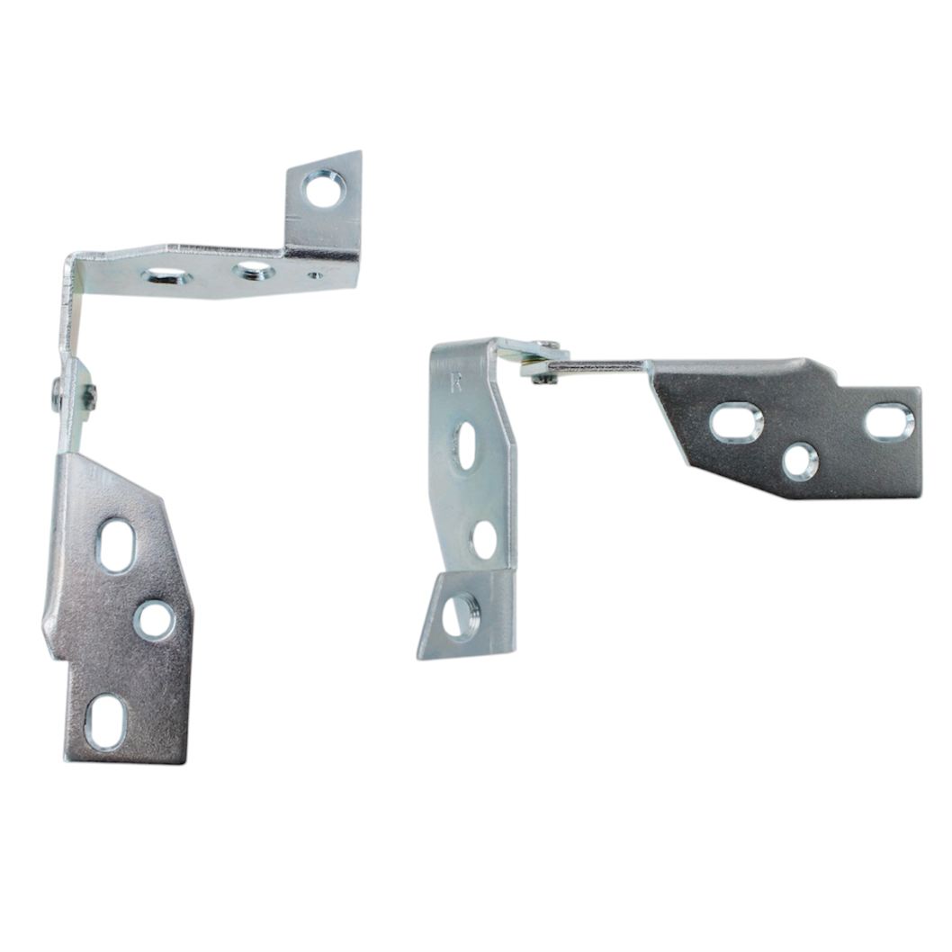 Jaybee Pivot Pin Overlay Cabinet Hinges For 3/4" Door Polished Chrome 231-22