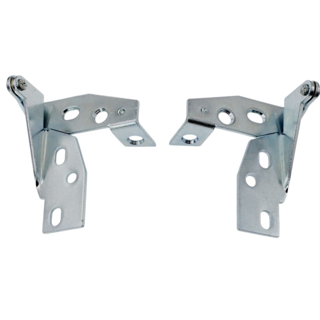 Jaybee Pivot Pin Overlay Cabinet Hinges For 3/4" Door Polished Chrome 231-22