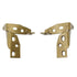 Jaybee Pivot Pin Overlay Cabinet Hinges For 3/4" Door Polished Brass 231-30