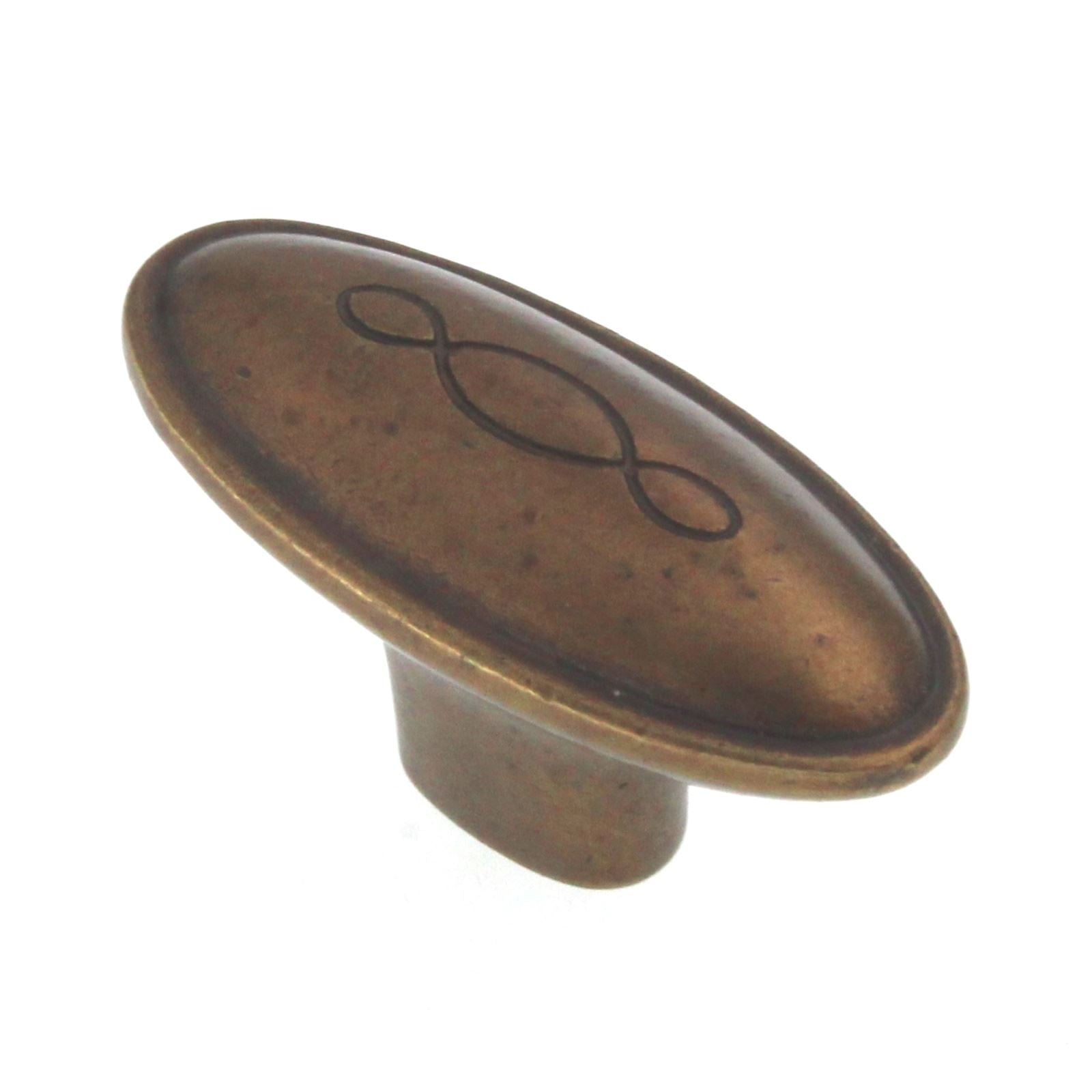 Cliffside Solid Brass 2" Cabinet Knob Aged Bronze 23966-A08