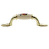 Amerock Allison 245FWP Polished Brass White 3"cc Arch Floral Cabinet Handle Pull