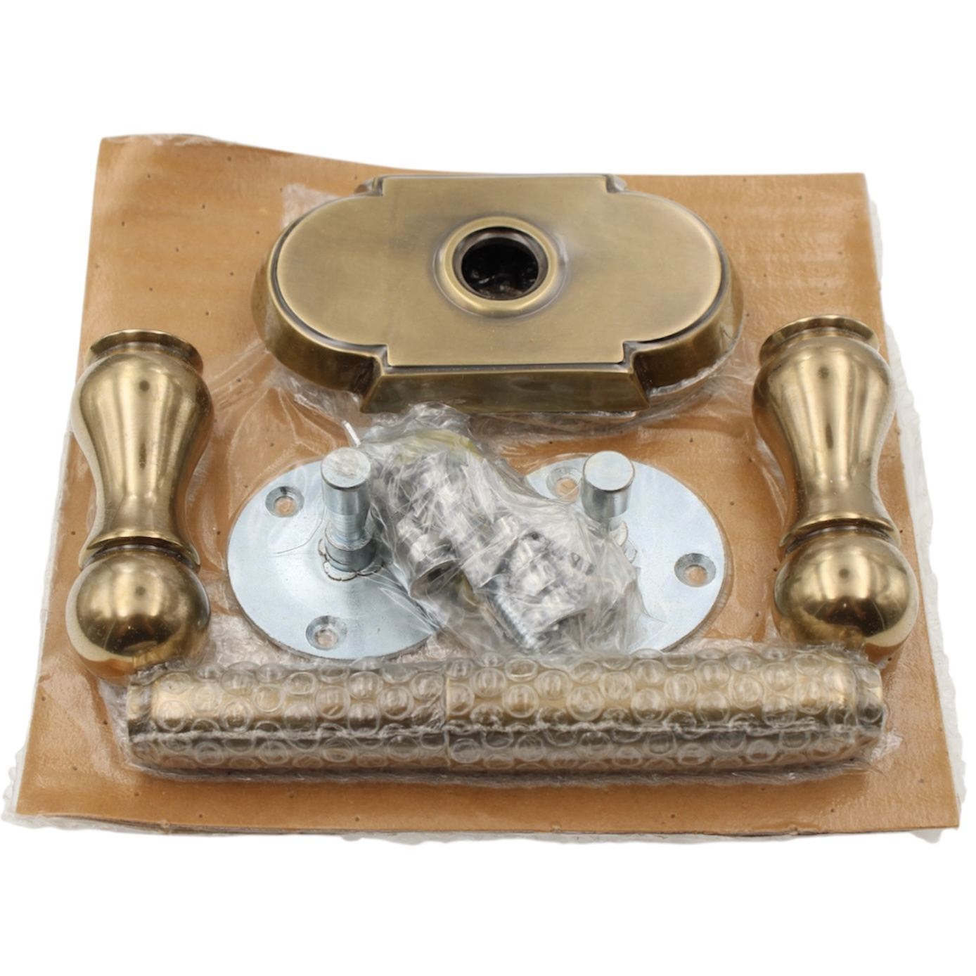 Emtek Solid Brass Bath French Antique 6 1/4" Spring Tissue Holder 26058US7