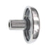 Amerock Allison 1 1/4" Polished Chrome and White Ceramic Center Cabinet Knob 262WCH