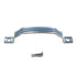 Vintage Chrome Cabinet Pull Blue Lines 4 1/16 Inch Length Surface Mount NB273