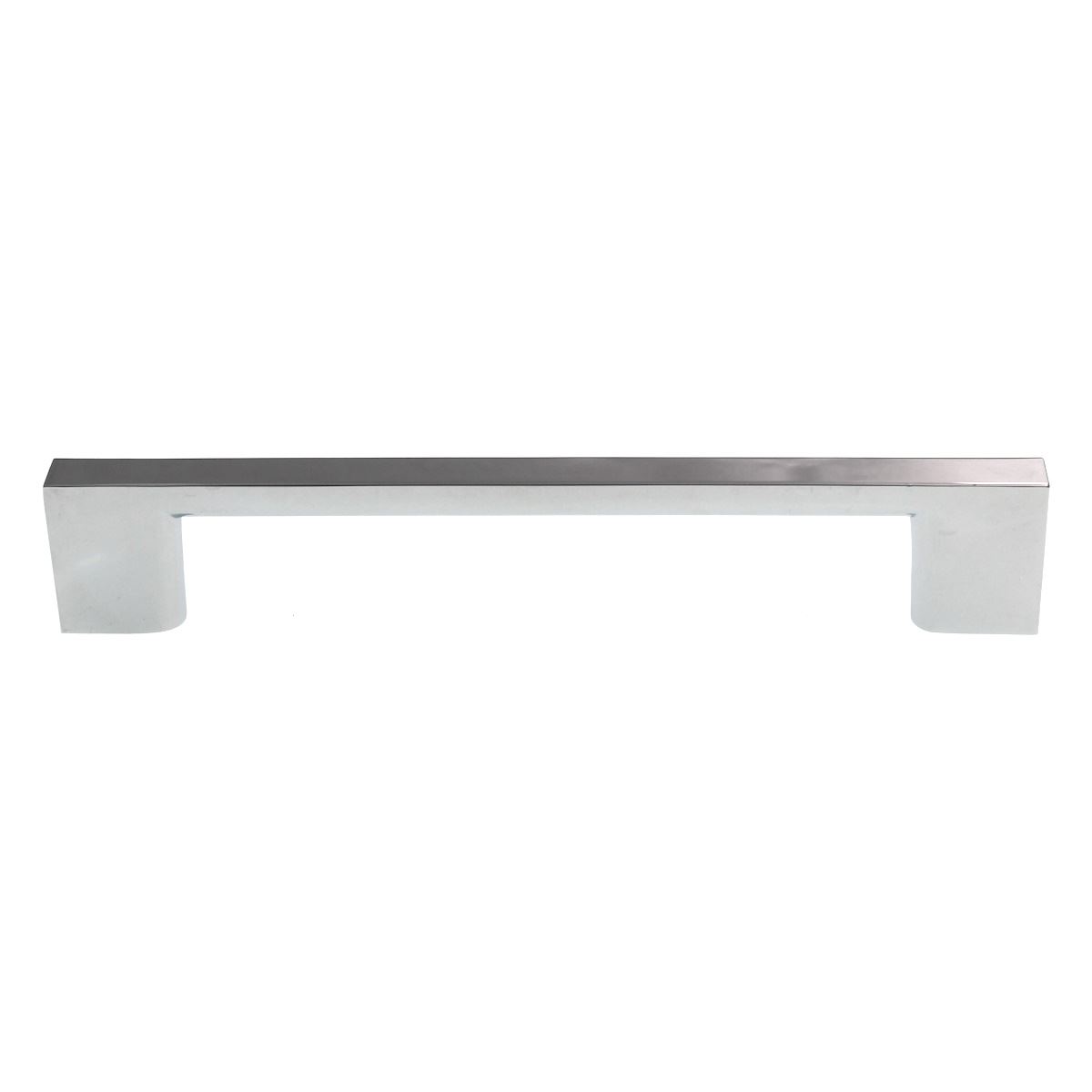 Jeffrey Alexander Leyton 5 1/16" (128mm) Ctr Square Pull Polished Nickel 286