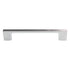 Jeffrey Alexander Leyton 5 1/16" (128mm) Ctr Square Pull Polished Nickel 286