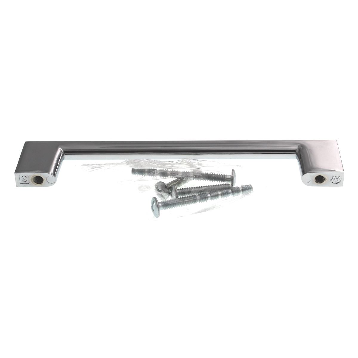 Jeffrey Alexander Leyton 5 1/16" (128mm) Ctr Square Pull Polished Nickel 286