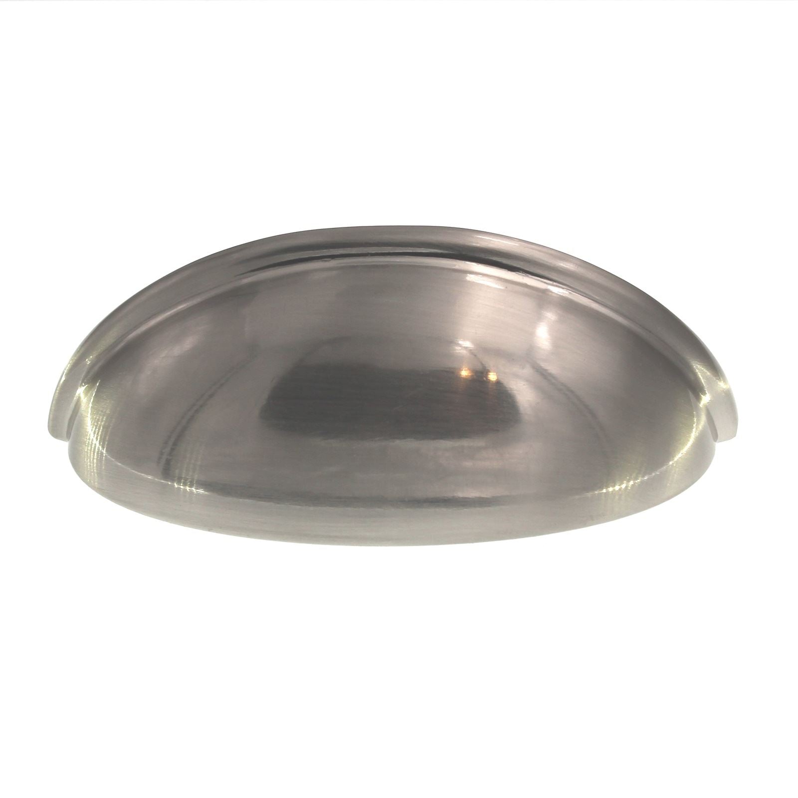 Elements Florence 3" Ctr Drawer Cup Pull Satin Nickel 2981SN