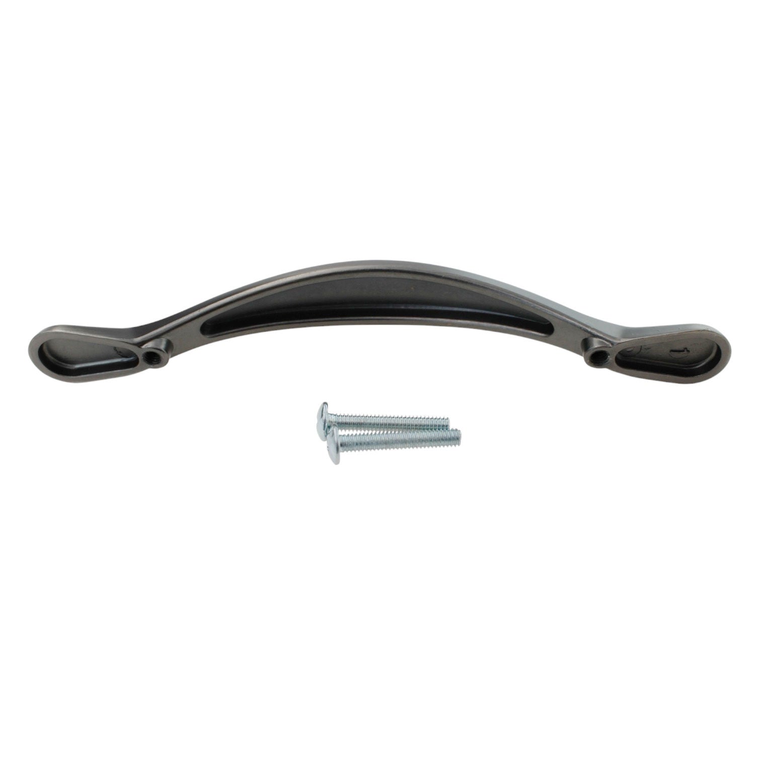 Jeffrey Alexander Luxe 3 3/4" (96mm) Ctr Pull Brushed Pewter 323