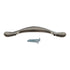 Elements Luxe 3 3/4 Inch - 96mm CTC Cabinet Pull Satin Nickel 323-96SN