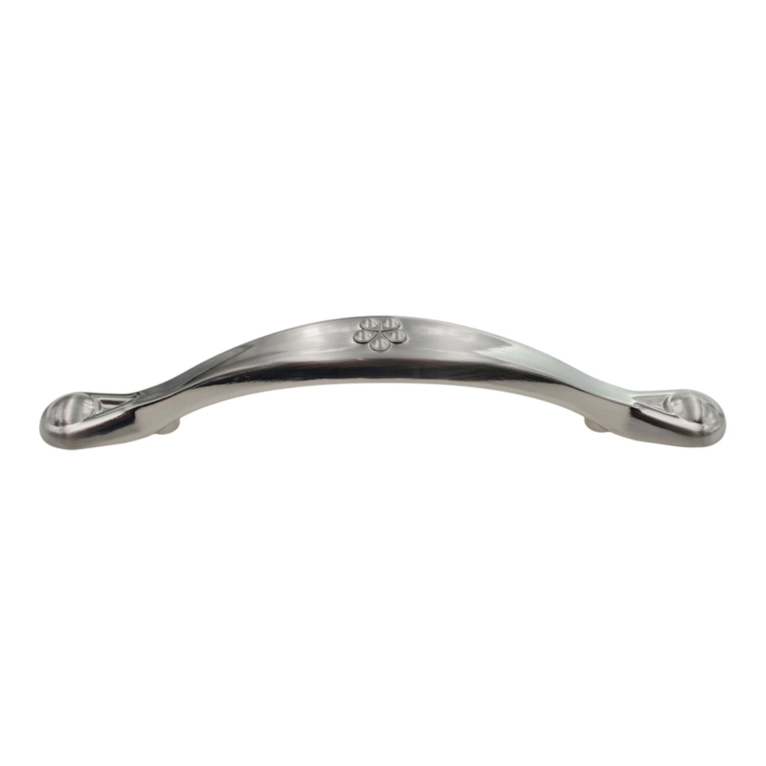 Elements Luxe 3 3/4 Inch - 96mm CTC Cabinet Pull Satin Nickel 323-96SN