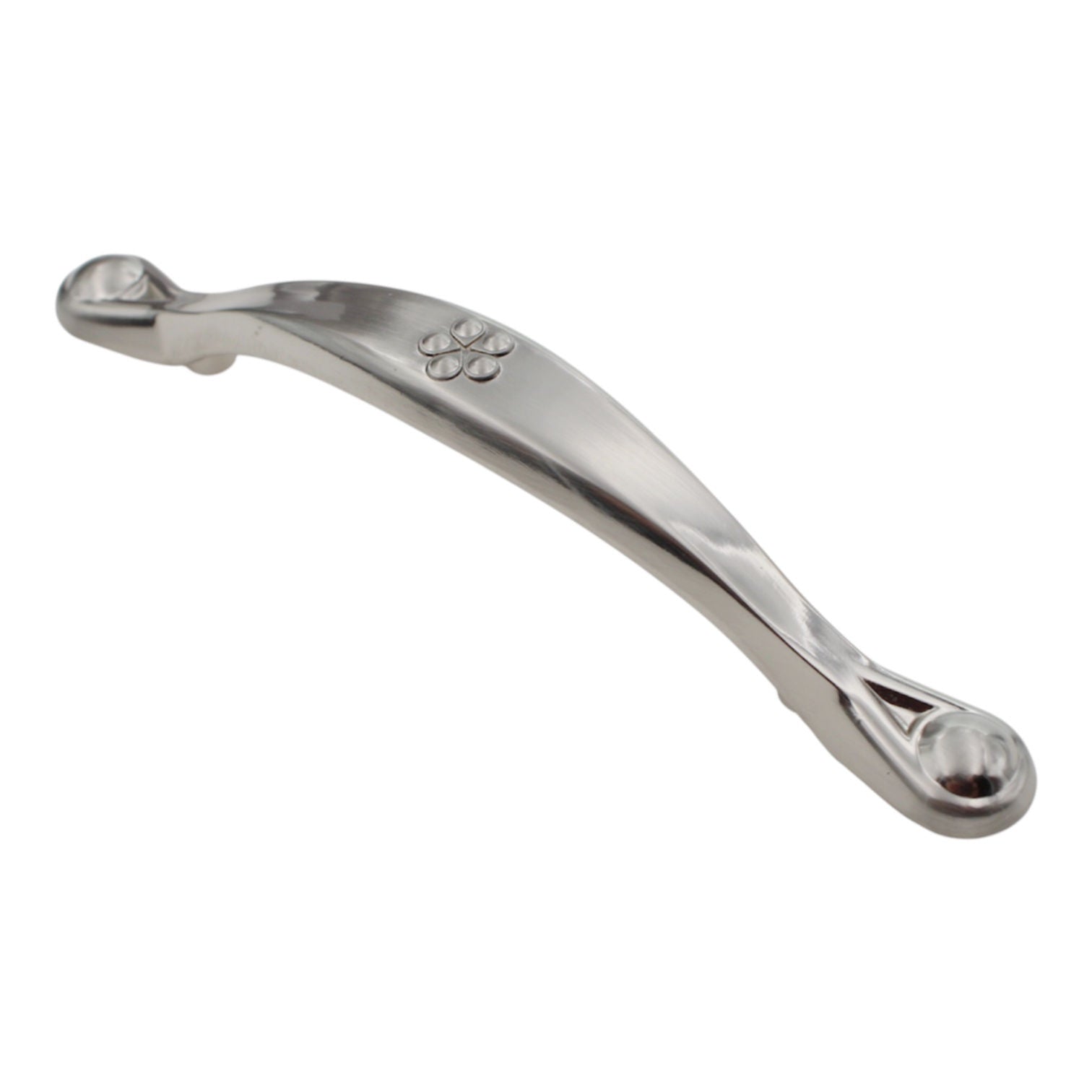 Elements Luxe 3 3/4 Inch - 96mm CTC Cabinet Pull Satin Nickel 323-96SN