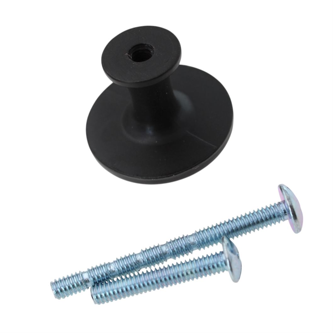 Jeffrey Alexander Luxe Dotted 1 3/16" Round Knob Brushed Oil Rubbed Bronze 323