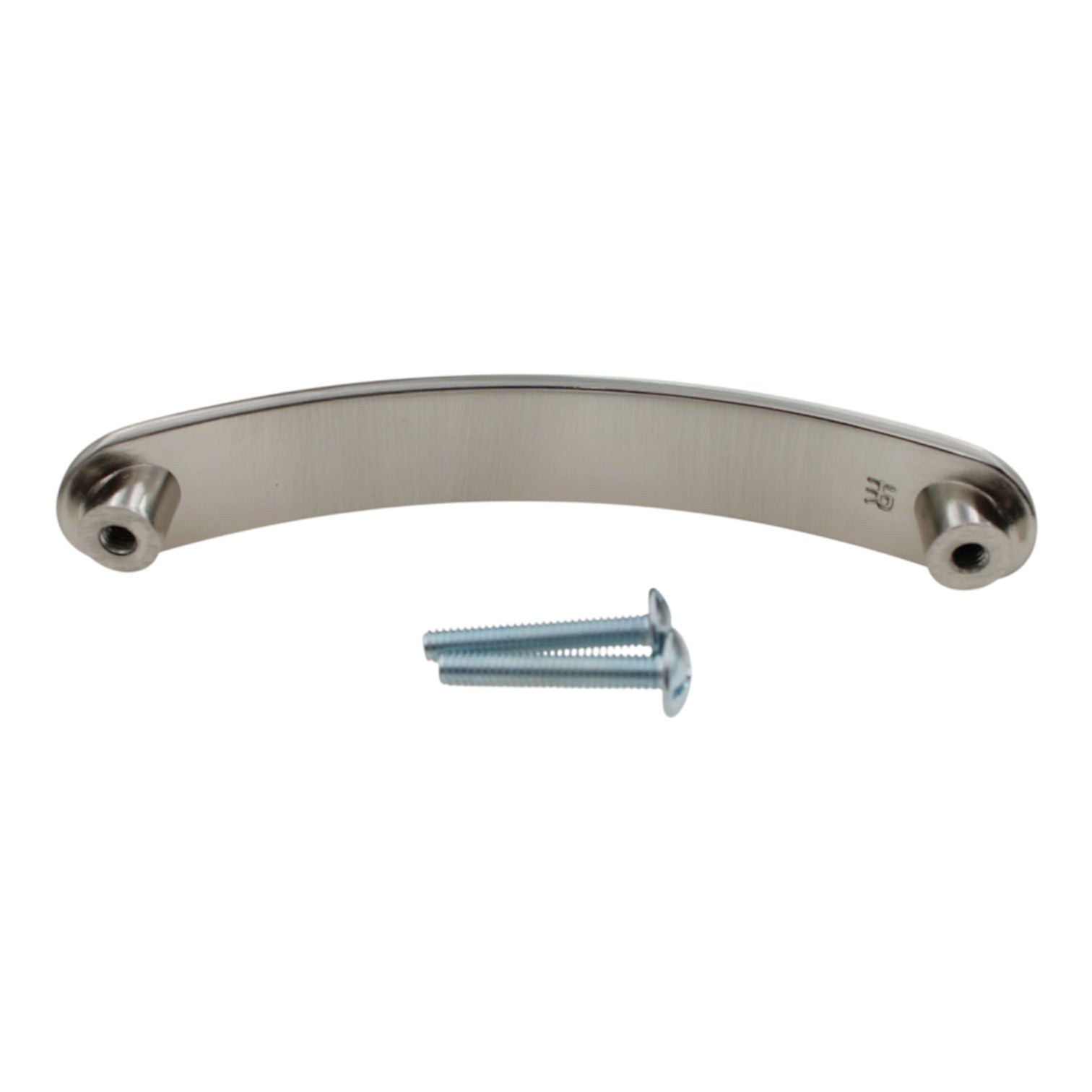Elements Calloway 3 3/4 Inch - 96mm CTC Cabinet Pull Satin Nickel 331-96SN
