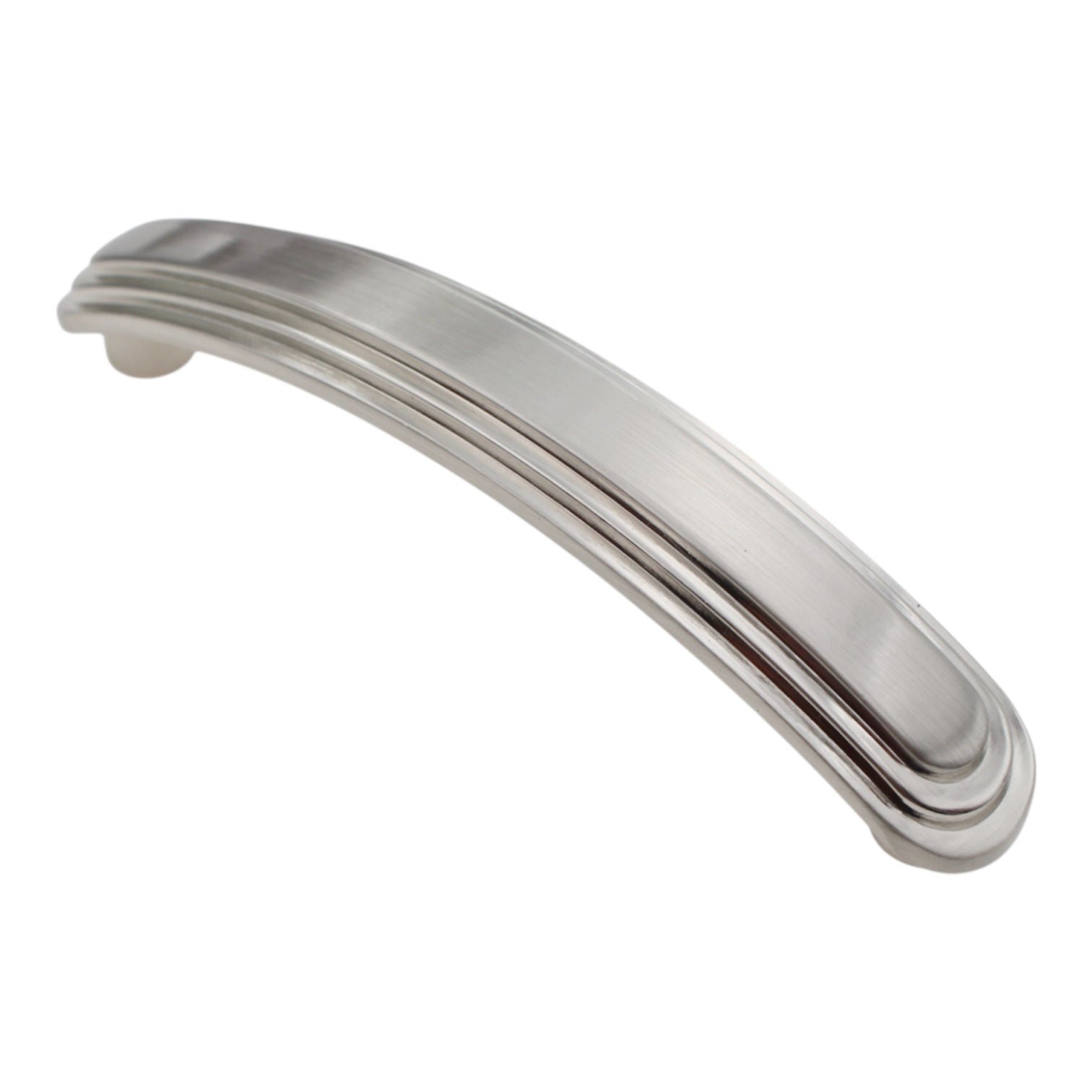 Elements Calloway 3 3/4 Inch - 96mm CTC Cabinet Pull Satin Nickel 331-96SN