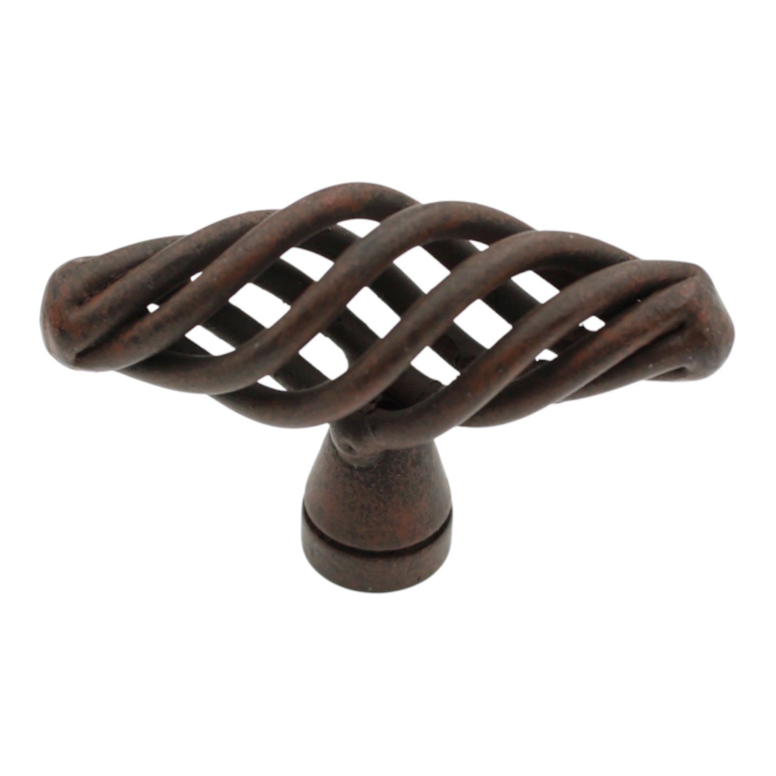 Schaub  Natural Rust 1 5/16" Birdcage Cabinet Knob 331-NR