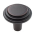 Elements Calloway 1 1/8" Cabinet Knob Brushed Oil Rubbed Bronze 331DBAC