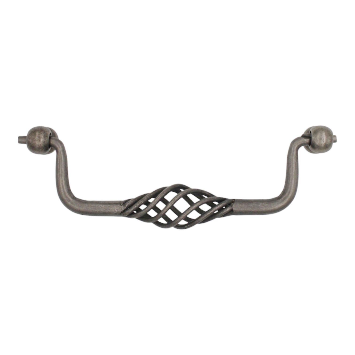 Schaub  Antique Pewter 5 1/16" (128mm) Ctr Cabinet Bail Pull 334-AP