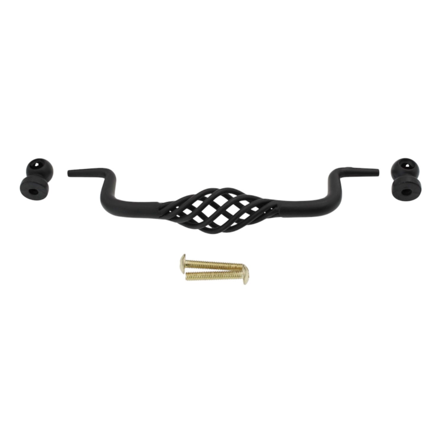 Schaub  Matte Black 5 1/16" (128mm) Ctr Cabinet Bail Pull 334-MB