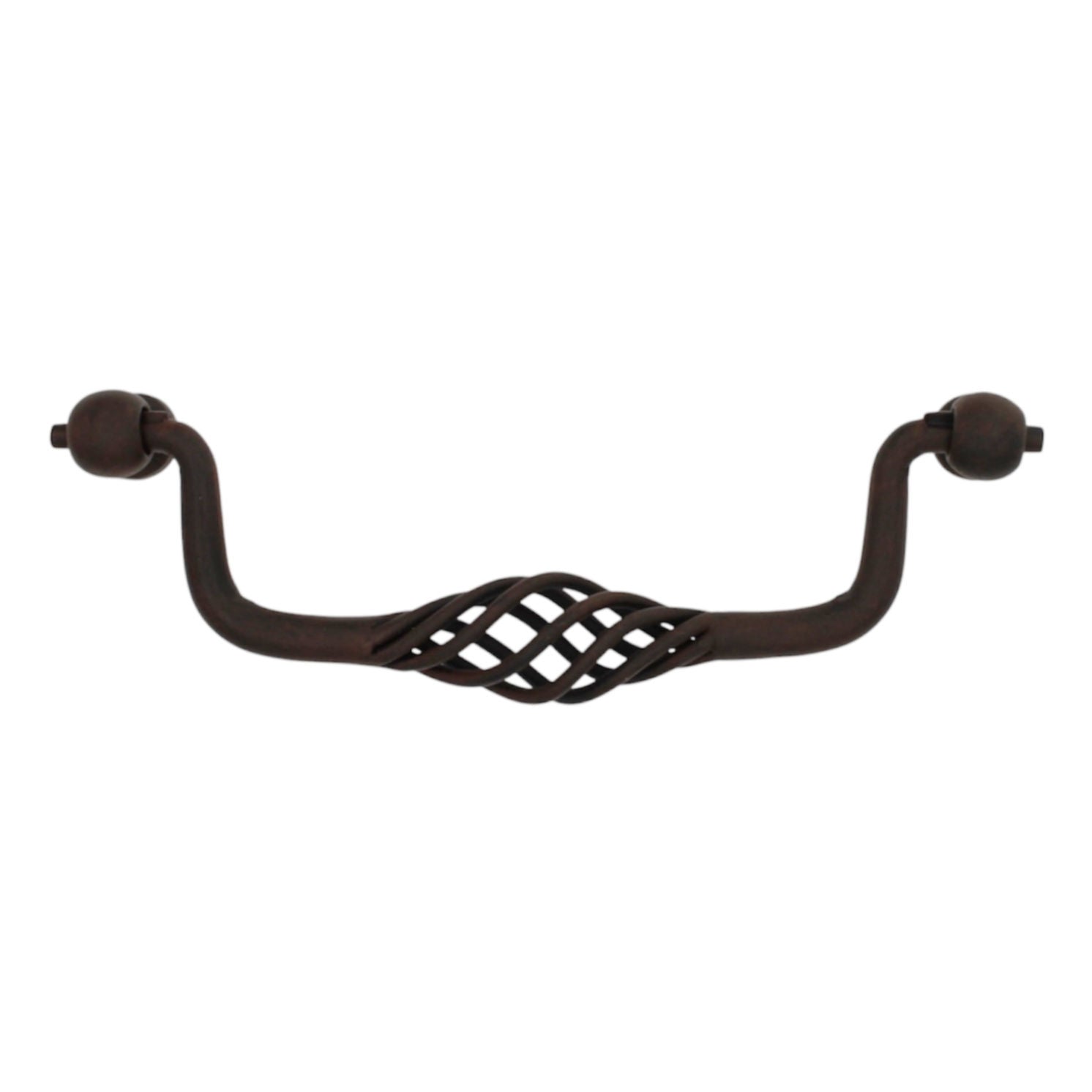 Schaub  Natural Rust 5 1/16" (128mm) Ctr Cabinet Bail Pull 334-NR