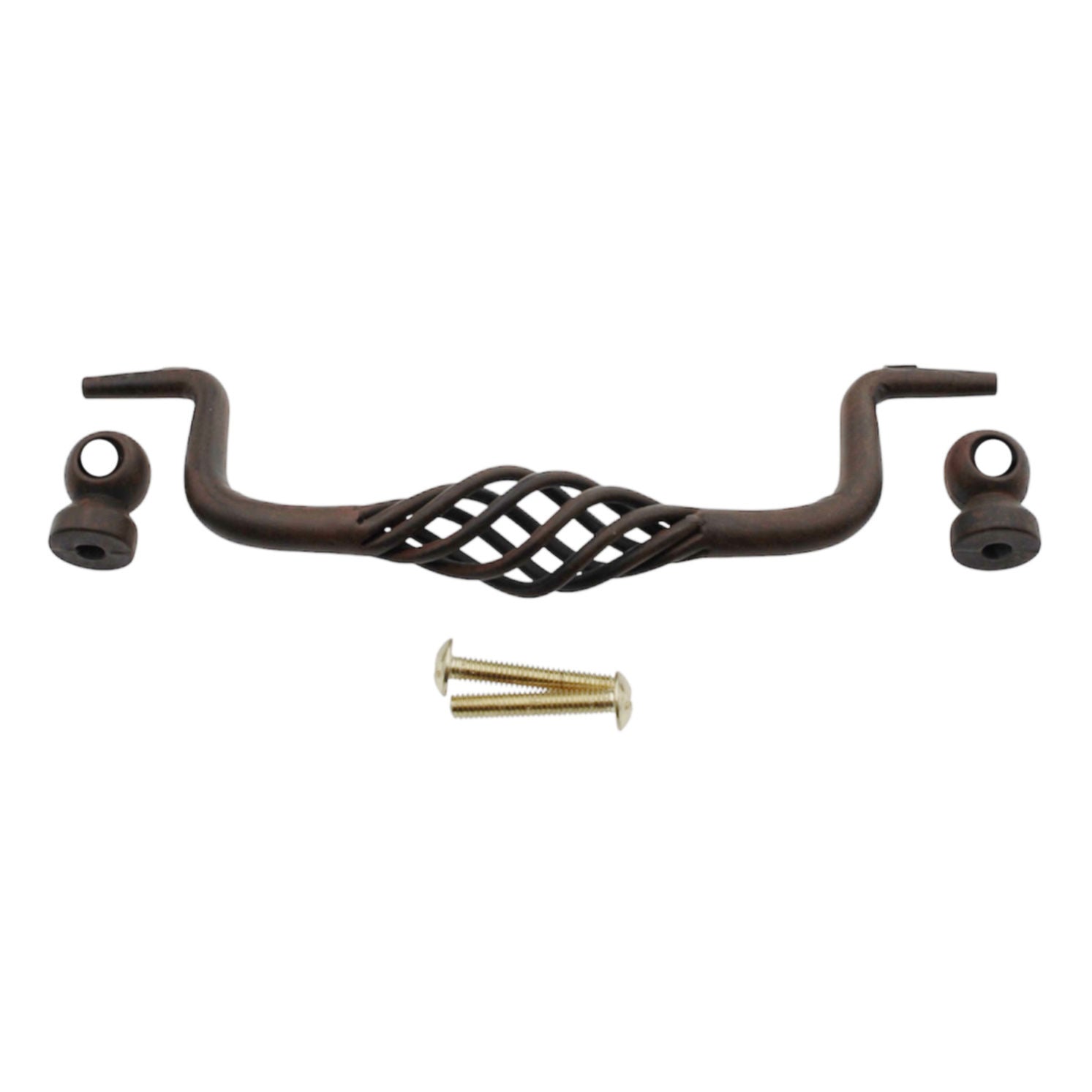 Schaub  Natural Rust 5 1/16" (128mm) Ctr Cabinet Bail Pull 334-NR