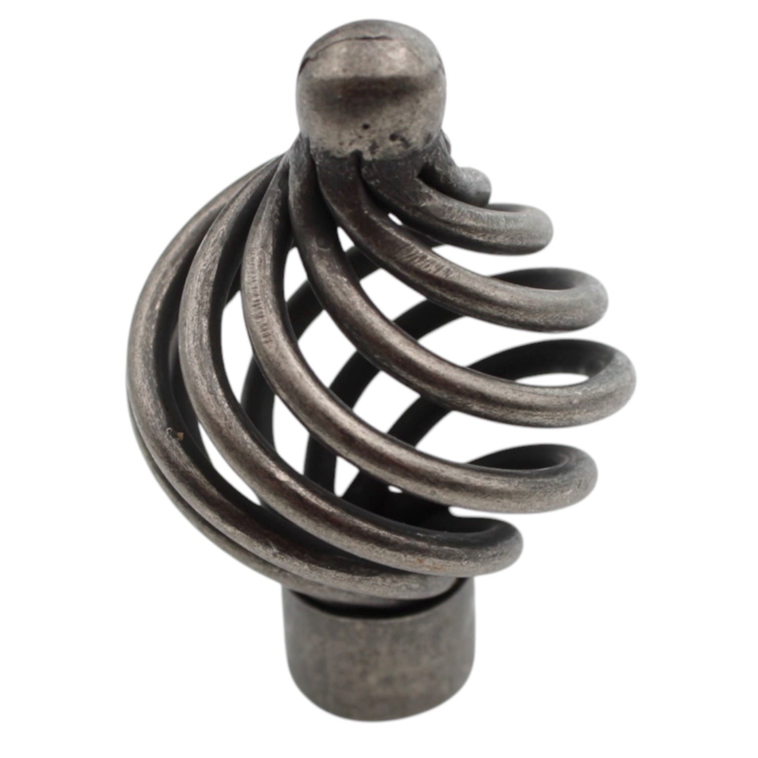 Schaub  Antique Pewter 1 1/4" Birdcage Cabinet Knob 335-AP