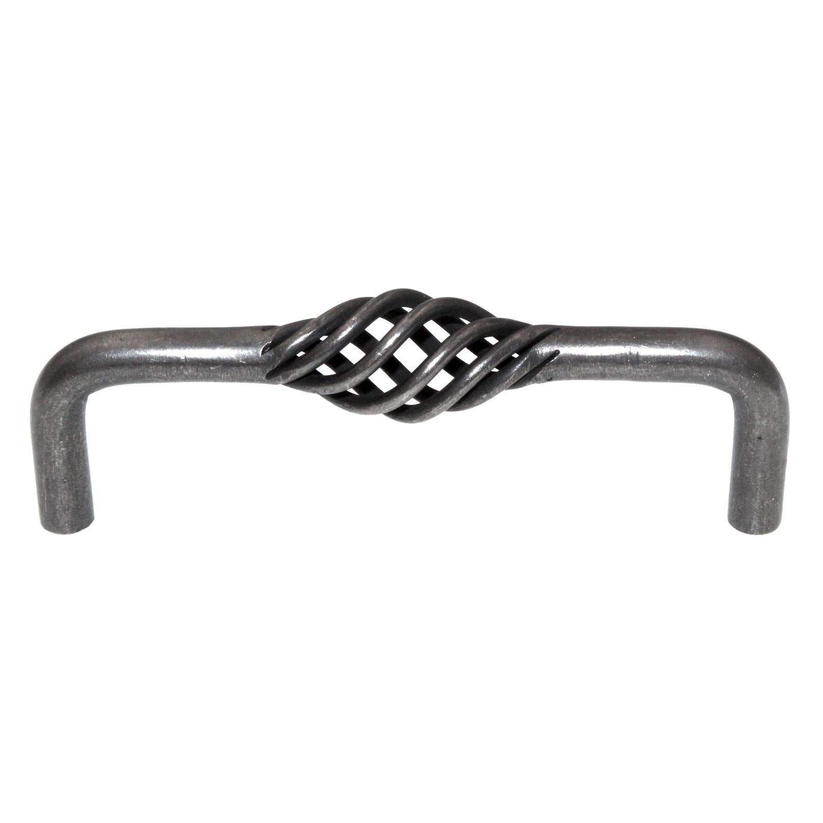 Schaub And Company 4" Ctr Cabinet Birdcage Pull Antique Pewter 336-AP