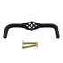 Schaub  Matte Black 4" Ctr Cabinet Birdcage 336-MB