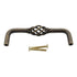 Schaub  Weathered Brass 4" Ctr Cabinet Birdcage 336-WB