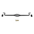 Schaub  Matte Black 10 1/4" Ctr Cabinet Bail Pull 338-MB